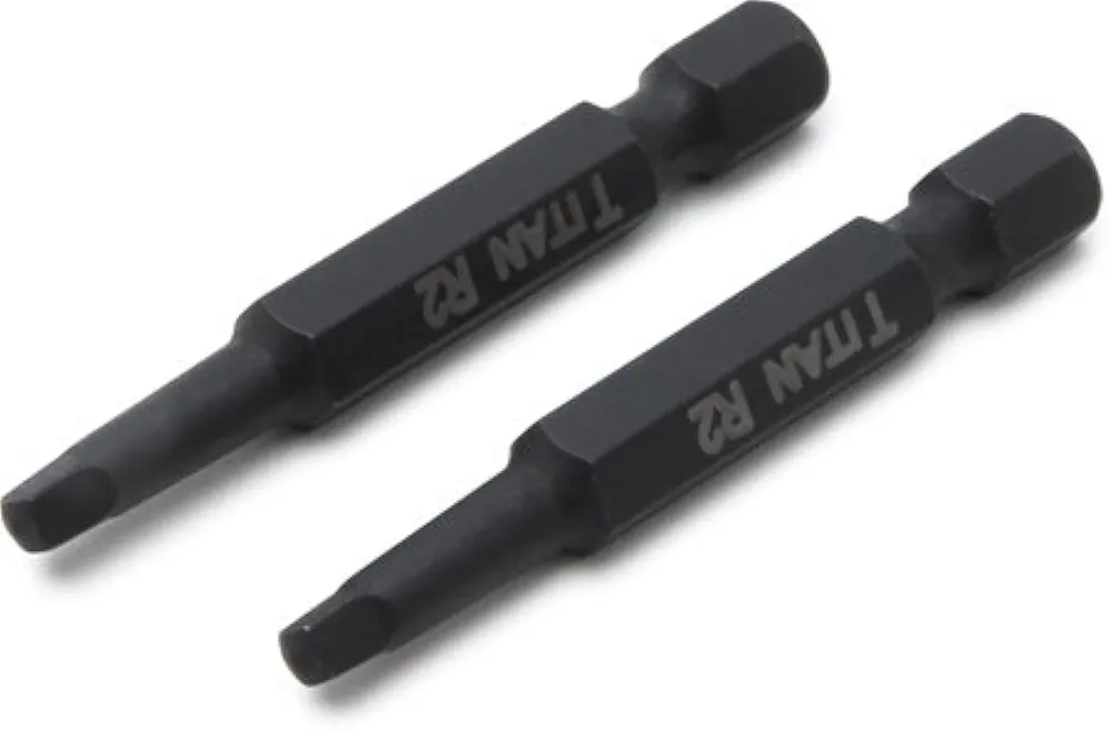 2 Pc #2 Square x 2" Power Bits by TITAN