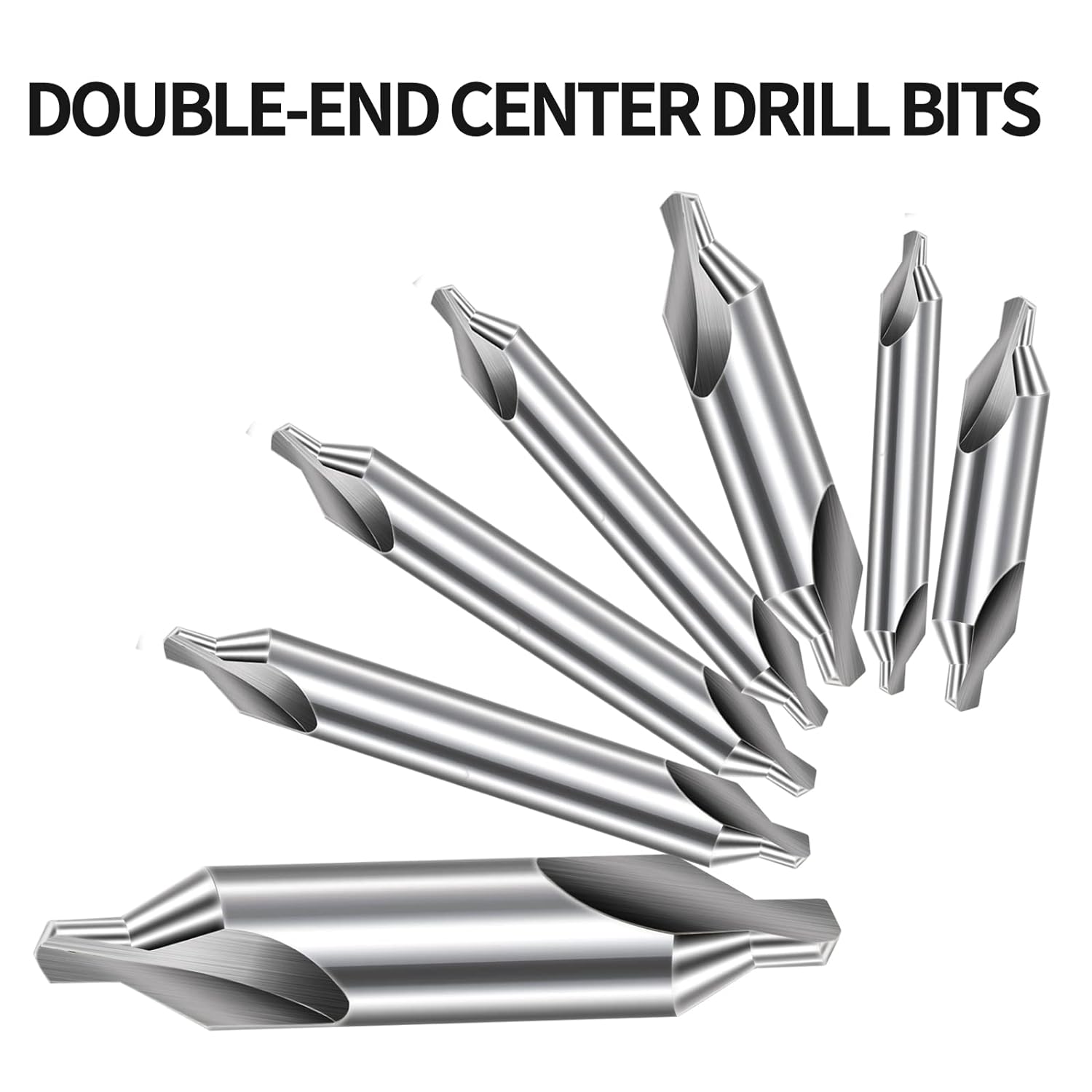 7 pc. High Speed 82 Center Drill Set 3