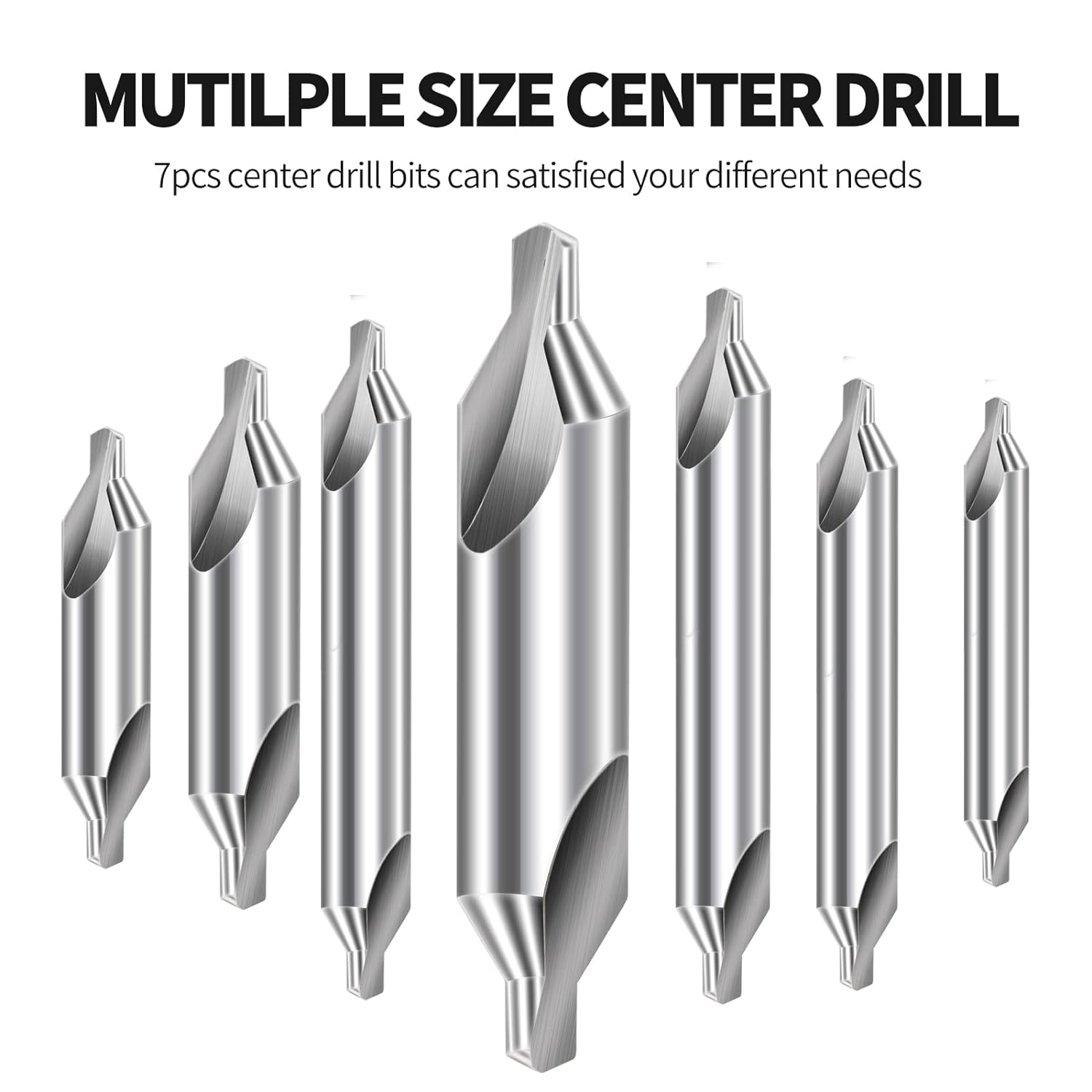 7 pc. High Speed 82 Center Drill Set 2