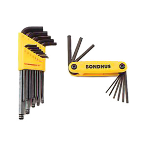 BONDHUS METRIC BONUS PACK BALL DRIVER L WRENCH SET 1.5MM TO 10MM MADE IN U.S.A. 1