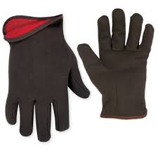 Red Lined Fleece Jersey Gloves 2 Pack 3