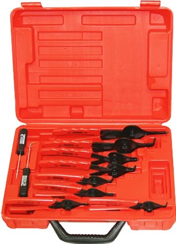 10 PC Heavy Duty Snap Ring Pliers Set in Case 