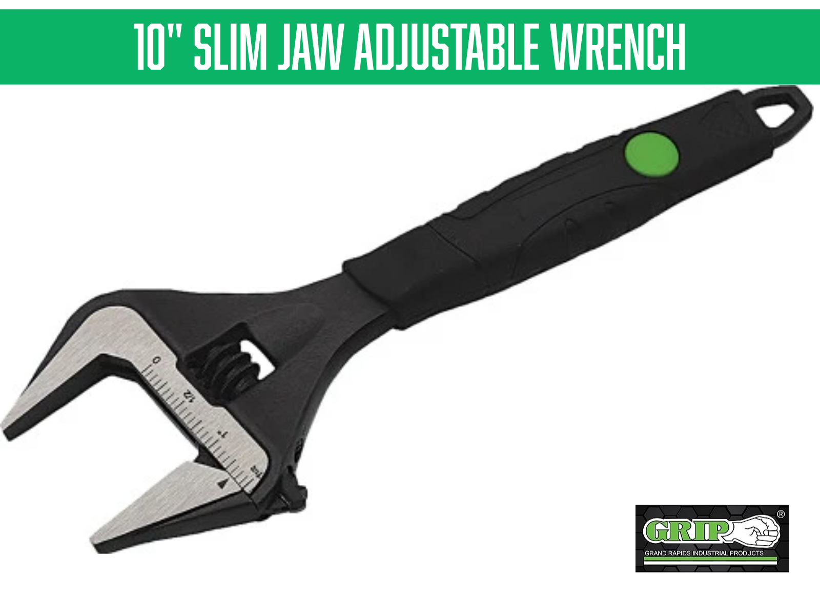 Grip Slim Jaw Adjustable Wrench