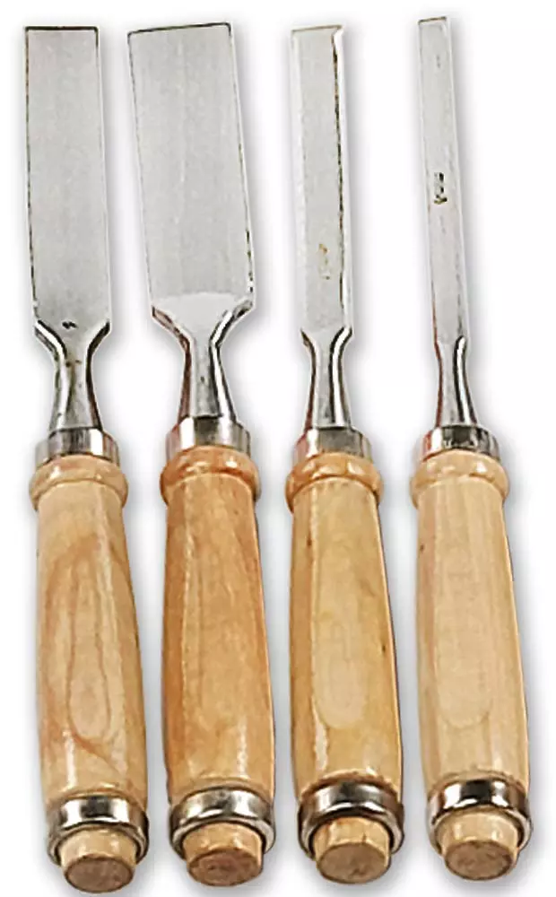 4 Pc. WOOD CHISEL SET