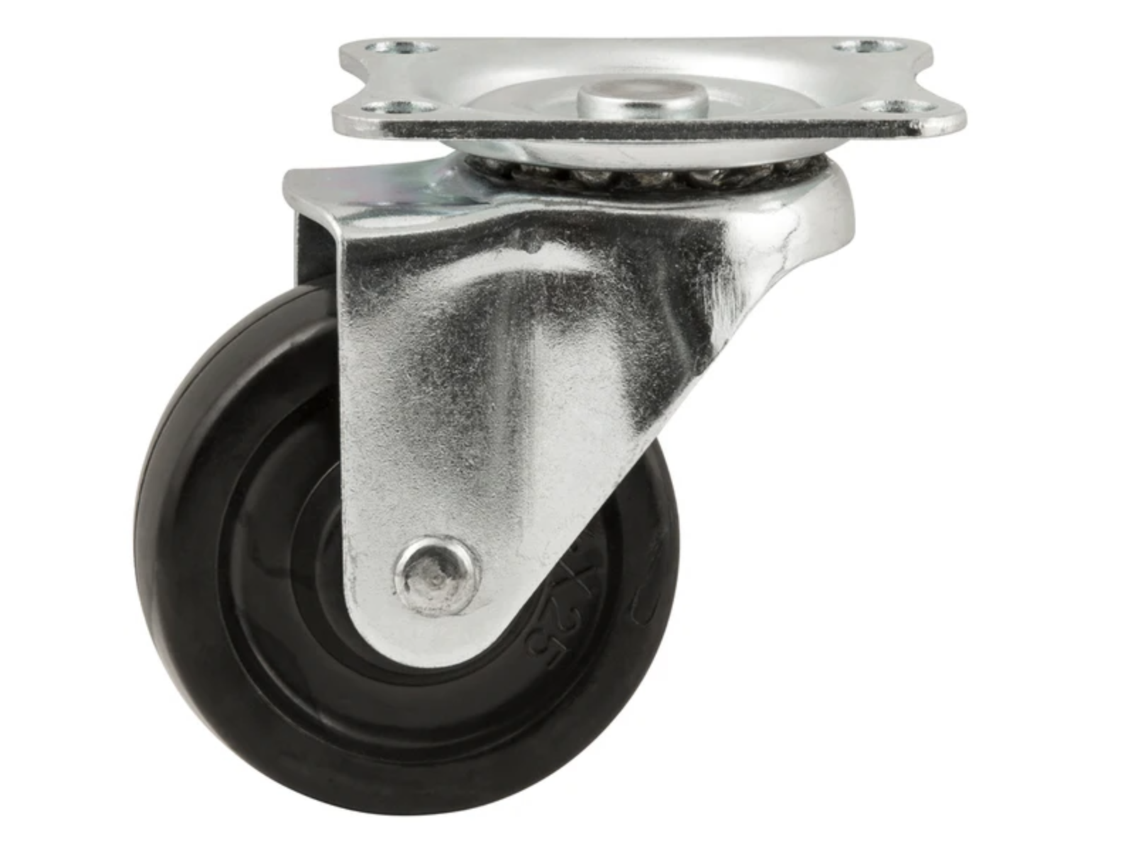 2-1/2'' RUBBER WHEEL SWIVEL CASTER