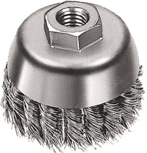 6" x 5/8"-11 Knot Wire Cup Brush MERCER