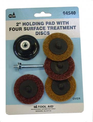 2" Holding Pad with Four Surface Treatment Discs by  S & G TOOLAID