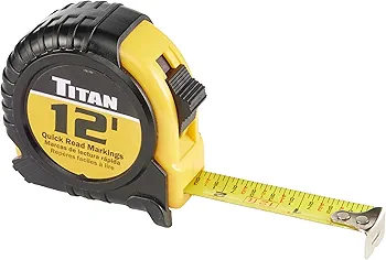 12 ft Quick Read Tape Measure 5/8" Blade by TITAN  1