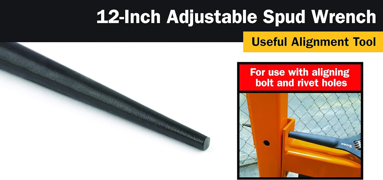 12" Adjustable Spud Wrench 1