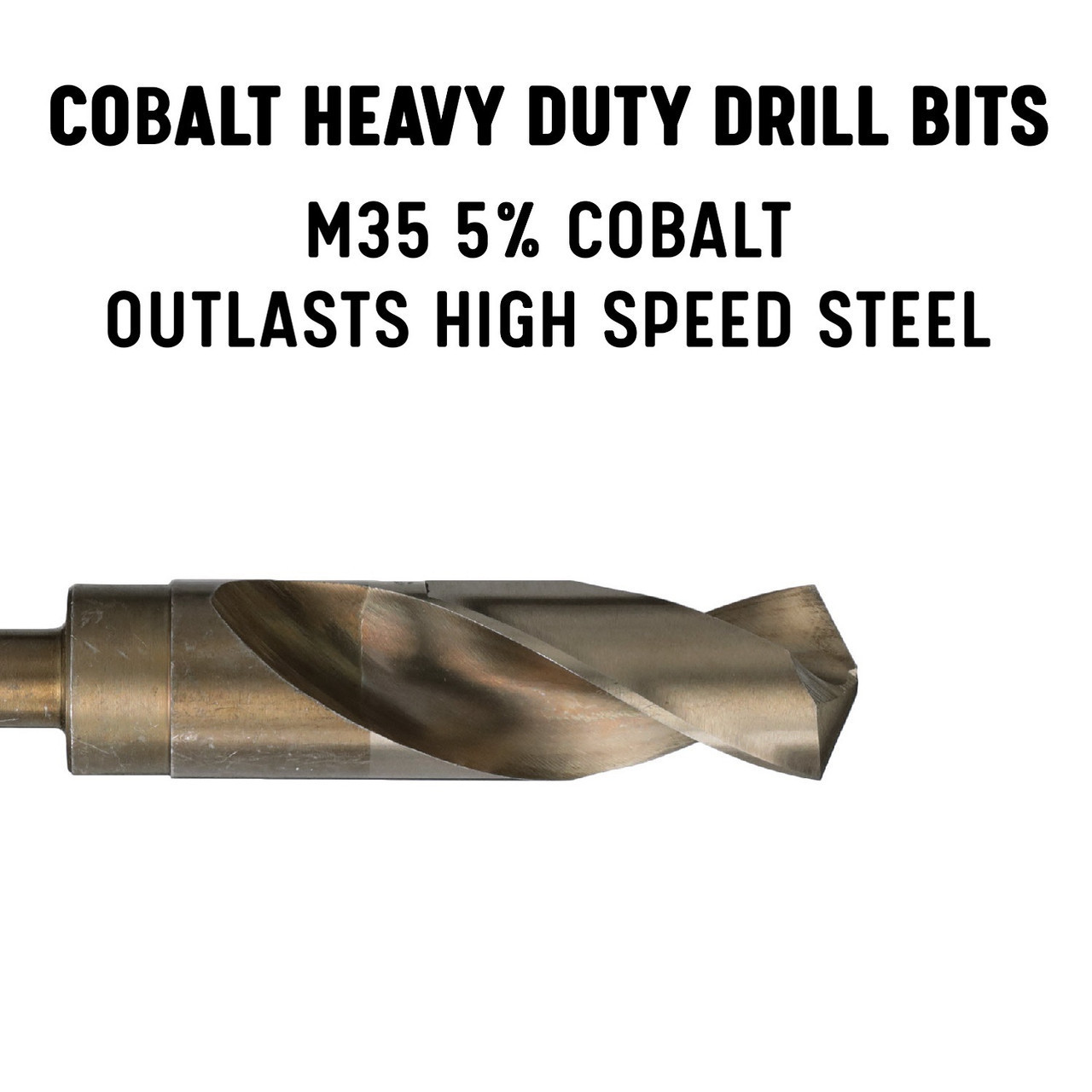 5/8" COBALT SILVER AND DEMING DRILL BIT 1