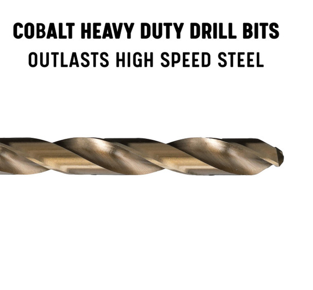 1/2" Cobalt Jobber Drill Bit  3