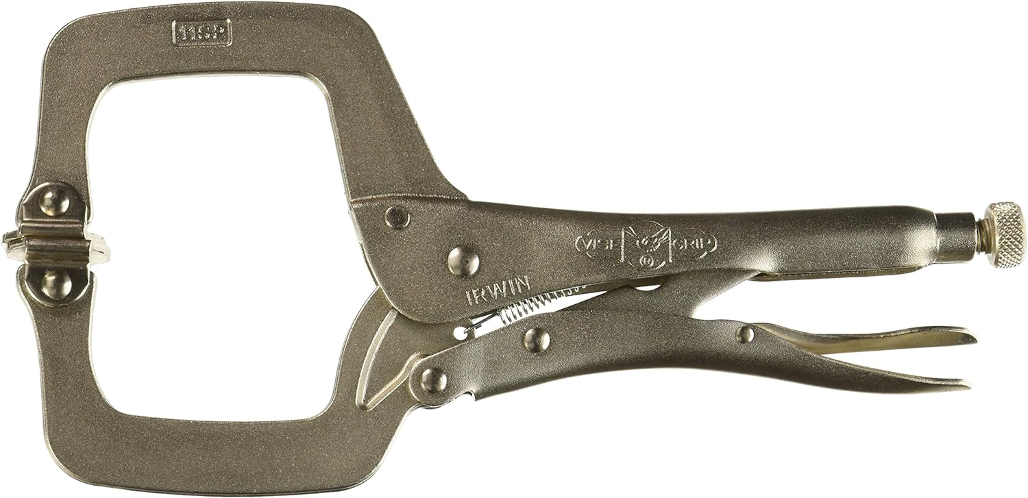 VISE-GRIP 11" C-Clamp With Swivel Pads Locking Plier 1