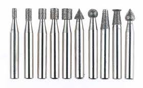 10 pc. 1/4" Shank Diamond Point Set