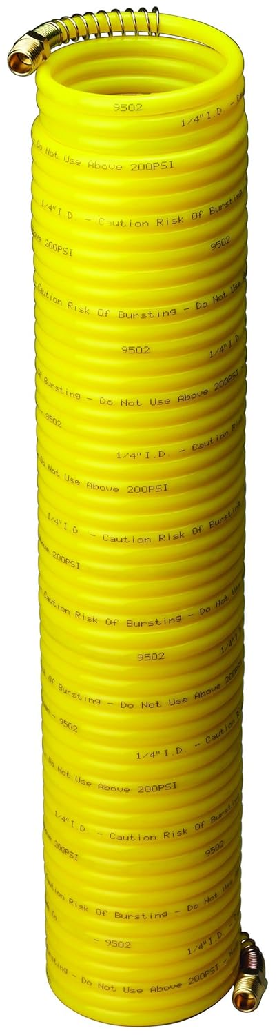 1/4" NPT x 100 FT Recoil Air Hose  1