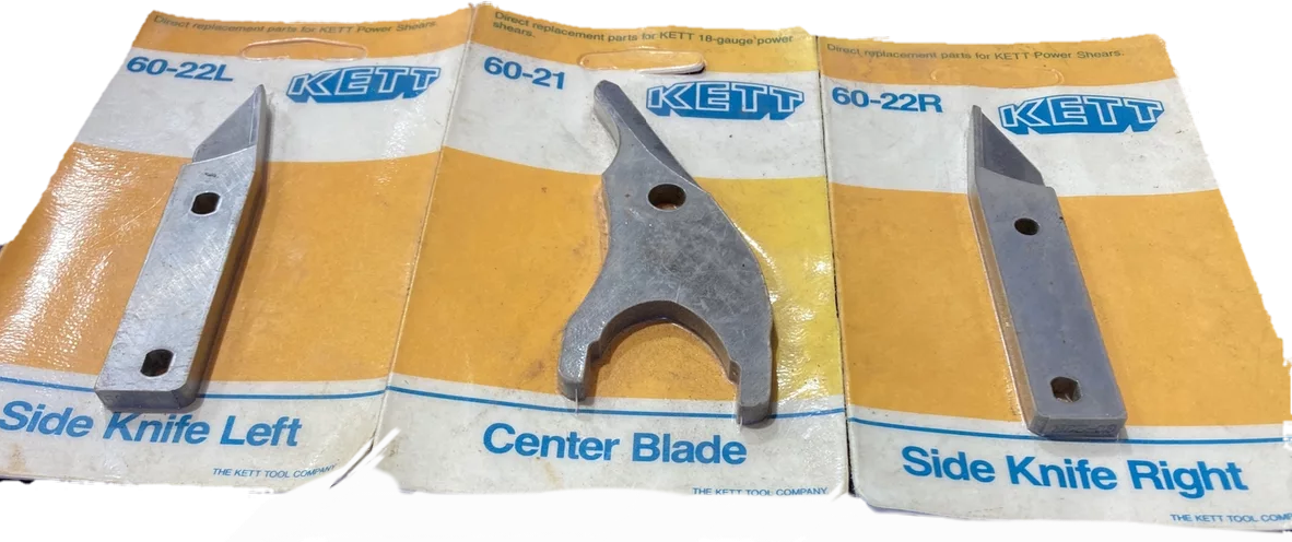 KETT Center, Left, Right & Shear Replacement Blades